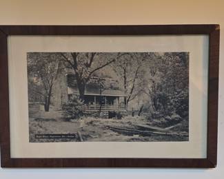 Vintage Postcard Print: Hager House, Hagerstown, Md.