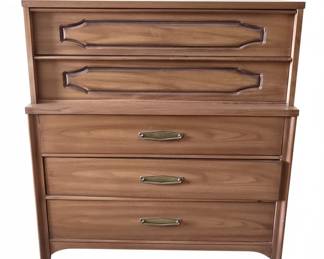 Kent Coffey Mid-Century Modern Five-Drawer Chest