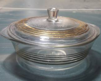 Inland Glass Product Casserole Dish
