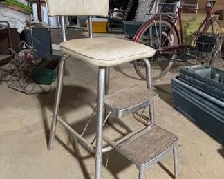 Vintage Cosco Step Stool Chair