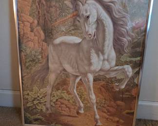 Vintage Unicorn Print by Ruth Sanderson