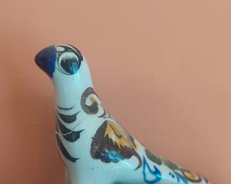 Tonala Style Ceramic Bird Whistle