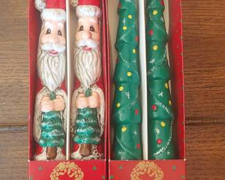 Simon International Holiday Sculpture Candles