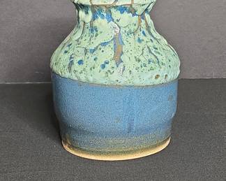 J. Graber Studio Pottery Vase - Two-Tone Glaze