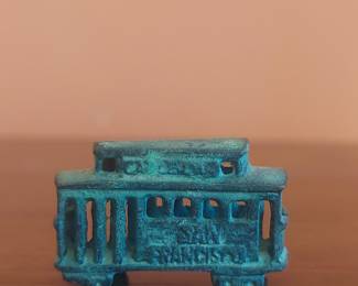 Vintage Brass San Francisco Cable Car Souvenir