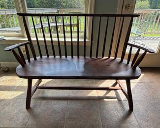 Nichols & Stone Windsor Settee Bench