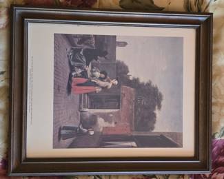 Pieter de Hooch "A Dutch Courtyard" Museum Print