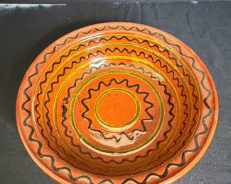 Breininger Pottery Redware Plate