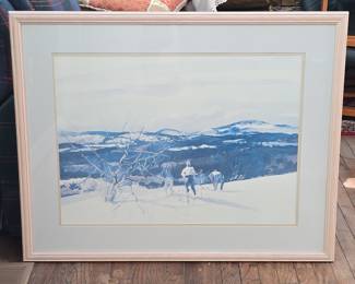 Andrew Wyeth, View from Mt. Kearsarge (Watercolor Print)