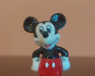 Vintage Mickey Mouse Ceramic Figurine - Made in China