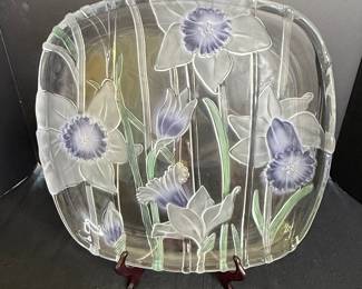 Crystal Clear Studios 'Narcissus' Platter