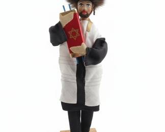Vintage Sabra Israel Hand-Crafted Jewish Figurine