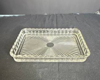 Vintage Federal Glass Windsor Butter Dish Base