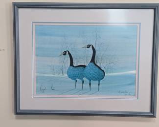 P. Buckley Moss 'Royal Pair' Limited Edition Print