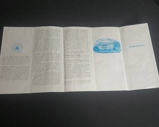 Vintage 1981 White House Visitor Guide