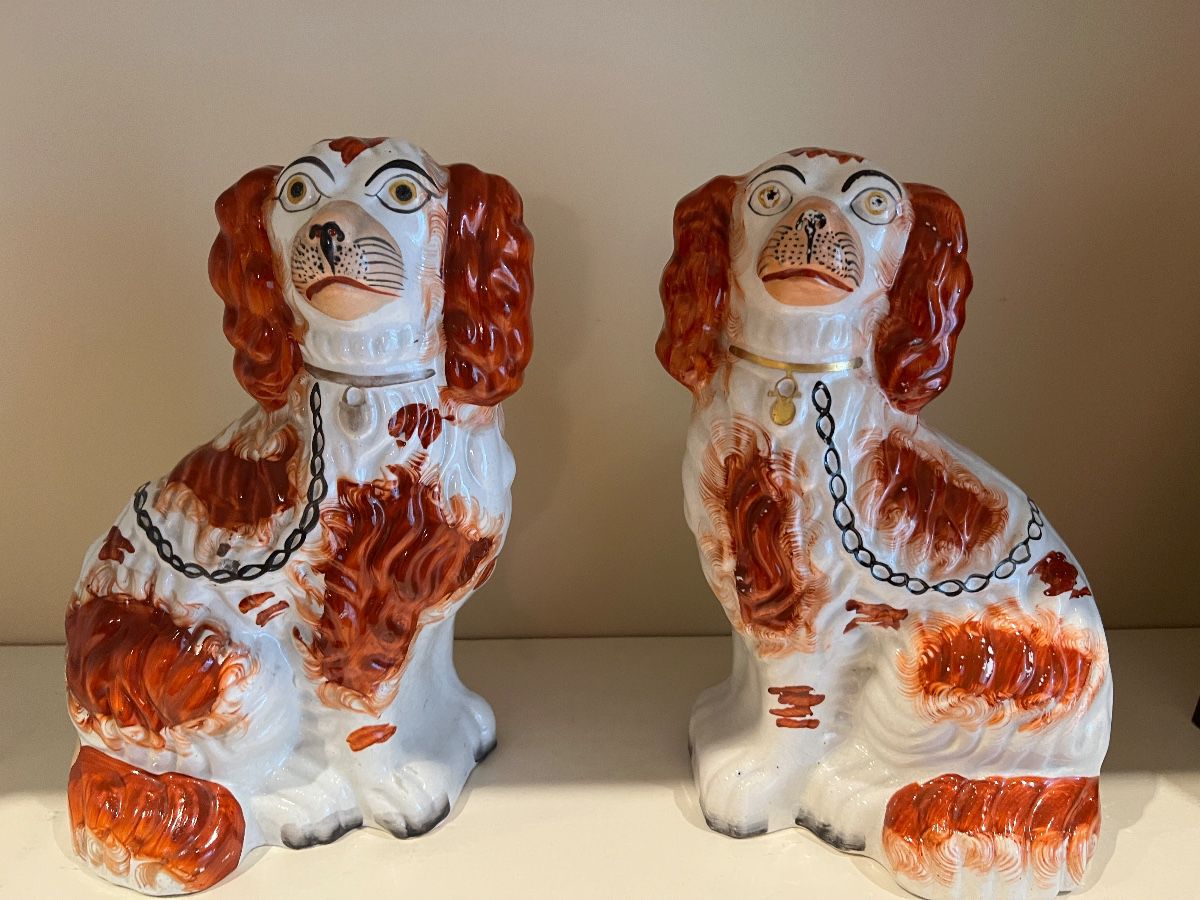 SEVERAL SETS OF WALLY DOGS KING CHARLES SPANIEL