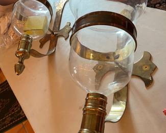 PAIR OF WALL SCONCES