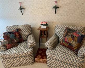 PAIR OF GINA B OCCASOINAL CHAIRS