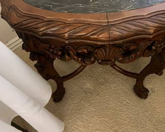 MARBLE INSET ACCENT TABLE