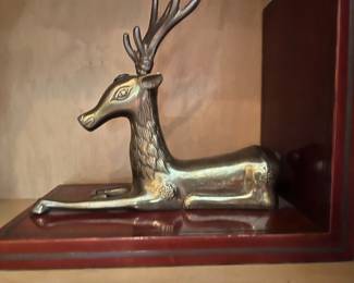 BRASS BOOKENDS