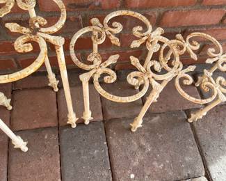 WROUGHT IRON PLANT STANDS