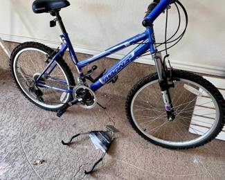 Magna mountain bike, bike wall mount