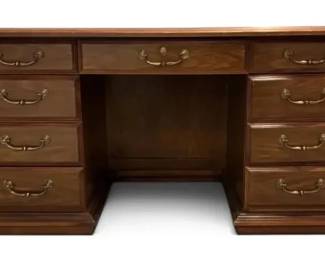 Dark Wooden Executive Office Desk