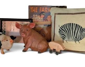 PigThemed Pillows, Prints, Plushie, More