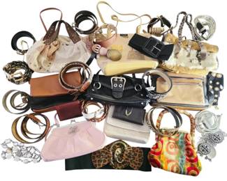 Ladies Handbags, Belts, Wallets