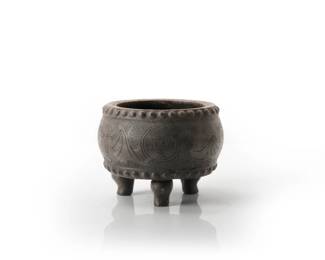 Lot 81 Chinese Bronze Tripod Incense Burner, Late 17thEarly 18th C.