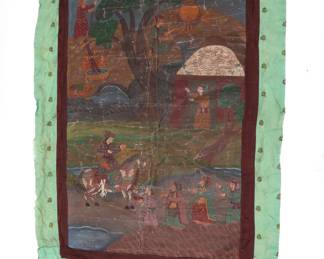 Lot 150 Indian Painted Textile, 20th c.