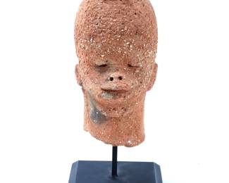 Lot 233 Nok Terracotta Baby Head, 500 BCE 200 CE
