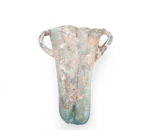 Lot 187 Roman Glass Double Unguentarium, 2nd century AD