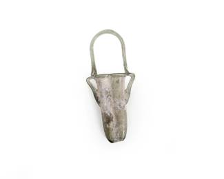Lot 186 Spectacular Double Roman Glass Balsamarium, 2nd C. AD