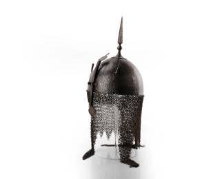 Lot 232 IndoPersian Kulah Khud Helmet, 19th C.
