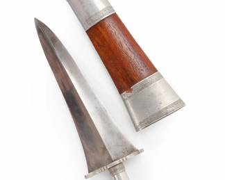 Lot 270 Philippine Moro Gunong Dagger, 20th C.