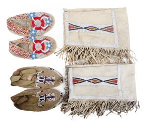Lot 367 Antique Native American Apparel, Late 19th Early 20th C.