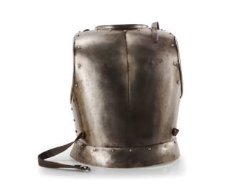 Lot 57 Forged Steel Backplate, 18th 19th C.