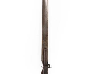 Lot 113 Italian Combination Flintlock Pistol Sword, 16th c. style