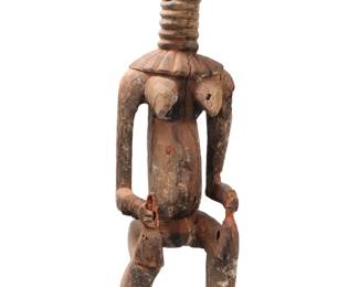 Lot 334 Monumental Bangwa Female Figure, 19th 20th c.