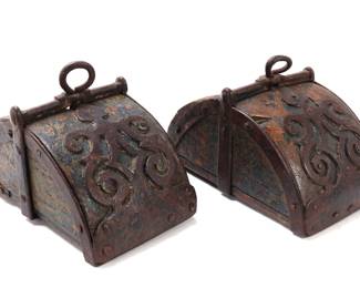 Lot 163 Late 19th to Early 20th Century Spanish Colonial Box Stirrups
