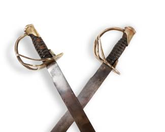Lot 118 French Cuirass Model 1822 Sword Set, 19th C.