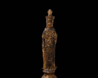 Lot 314 Important Korean Gilt Bronze Guanyin Figure, Circa 1800s