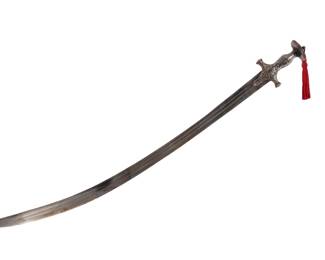 Lot 236 Pristine Indian Talwar Sword, 18th19th C.