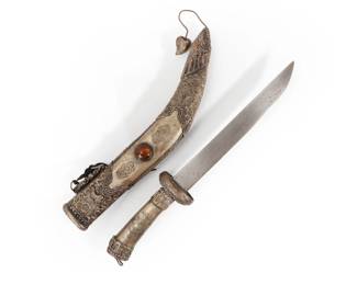 Lot 318 Chinese Ceremonial Sword, 19th20th C.