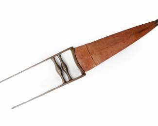 Lot 234 Indian Wootz Steel Katar Scabbard, 18th19th C.