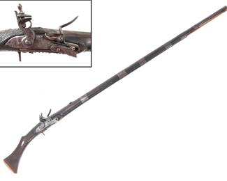 Lot 187 Large Islamic Flintlock Rifle