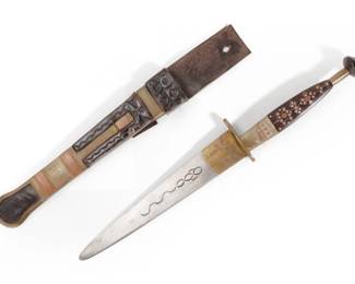 Lot 344 West African Decorative Dagger, 20th C.