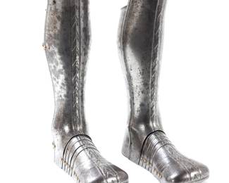 Lot 48 Magnificent Set of Etched Embossed Legs