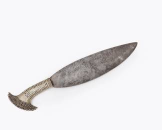 Lot 262 Tboli Handle Barong Blade, Late 19th C.